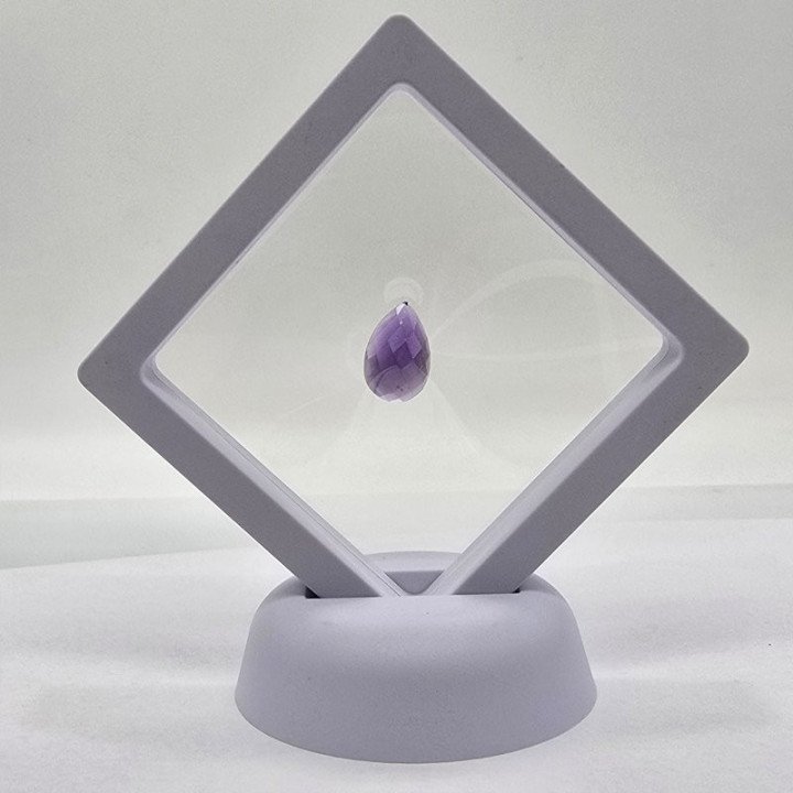 Ametista  Taglio:  Goccia 10x15 mm - 6,45 ct