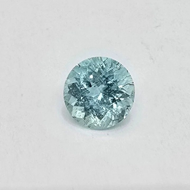 Tormalina Paraiba Mozambico Rotondo 6,00 mm - 0,84 ct
