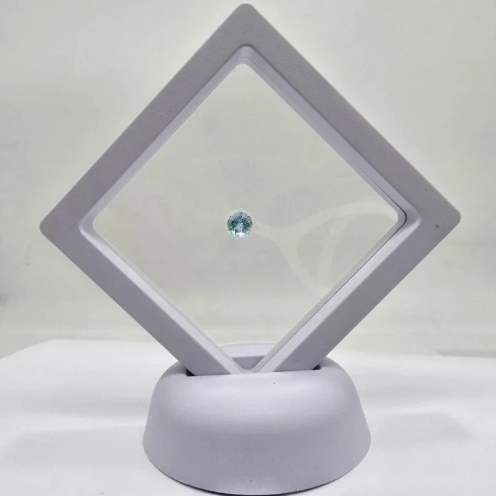 Tormalina Paraiba Mozambico Rotondo 6,00 mm - 0,84 ct