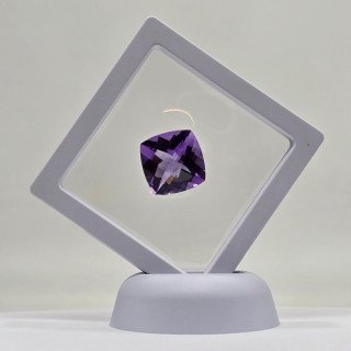 Ametista  Naturale Taglio Cushon 20x20mm - 24,73 ct