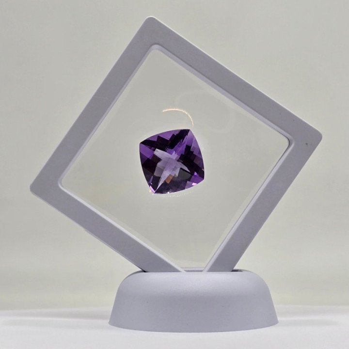 Ametista  Naturale Taglio Cushon 20x20mm - 24,73 ct