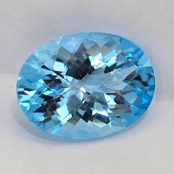 Topazio Azzurro Ovale 20x15mm - 19,78 ct