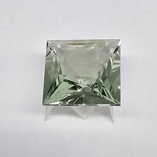 Prasiolite Ametista Verde  Taglio Princess 18x18 mm - 22