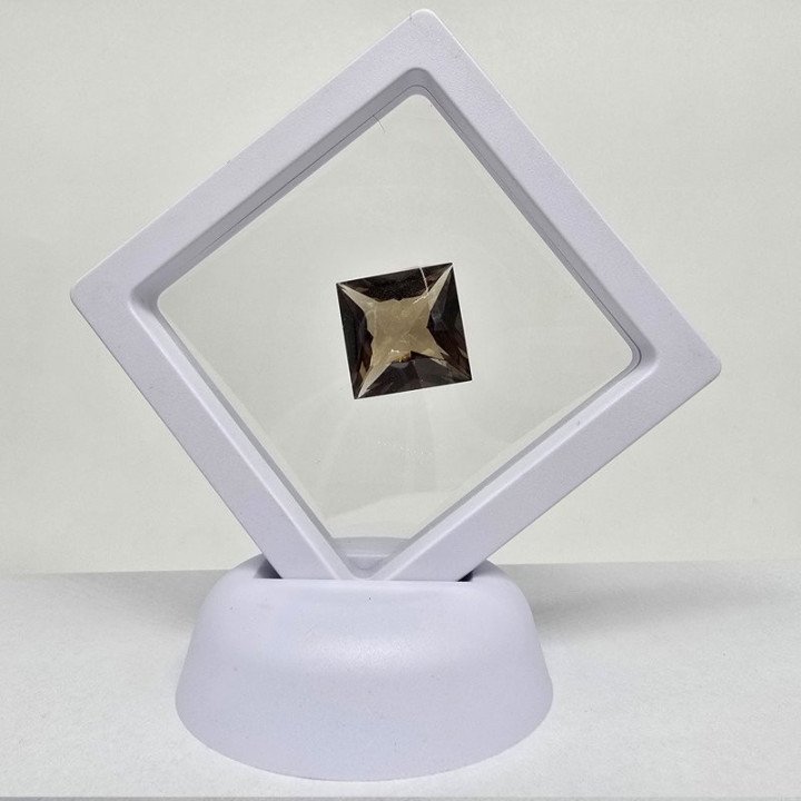 Quarzo Fumè Taglio Princess 18x18 mm - 25,23 ct