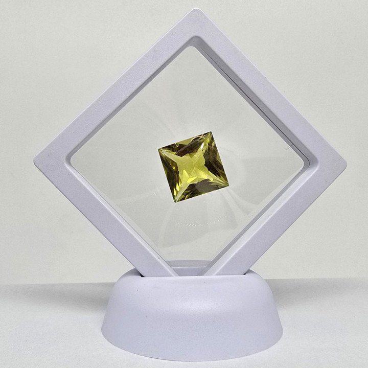 Quarzo Lemon Taglio Princess 18x18 mm - 24,97 ct