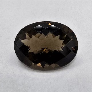 Quarzo Fumè Taglio Ovale 12 x 16 mm - 8