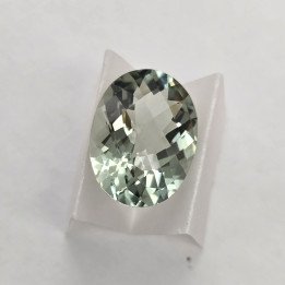 Prasiolite Taglio Ovale 12 x 16 mm - 8,22 ct