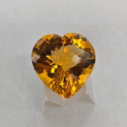 Citrino Cuore 20x20mm - 18,90 ct