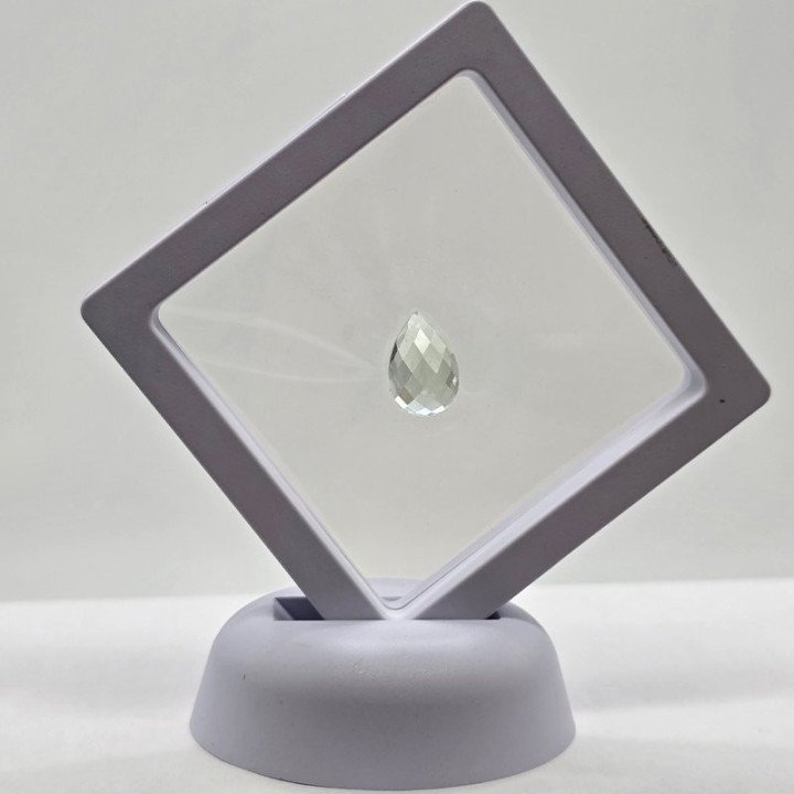 Prasiolite Pear Cut 10x15 mm - 6.53 ct