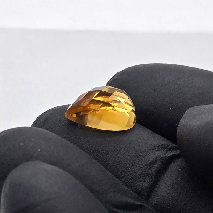 Citrino Taglio Goccia 10x15 mm - 6,60 ct